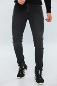 Erkek Füme Slim Fit Likralı Kot Jean Pantolon 2280 - 7