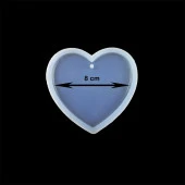 5 Adet - Kalp Reçine Epoksi Kalıbı thumbnail 2