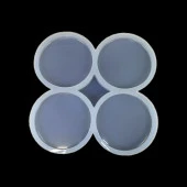 20 Adet Dörtlü yuvarlak - Reçine Epoksi Kalıbı thumbnail 1