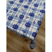 Hayat Home 120x140 Çapa Desenli Polyester Dertsiz Masa Örtüsü - 4