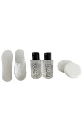 Otel Seti 100 Lü Overlok Terlik, Sabun, Şampuan thumbnail 2