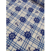 Hayat Home 120x160 Çapa Desenli Polyester Dertsiz Masa Örtüsü - 6