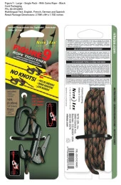 Nite-ize Figure 9 Large Black With Camo Rope - 1