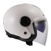 LS2 CLASSY BEYAZ KASK (GÜNEŞ VİZÖRLÜ) thumbnail 6