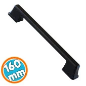 Siyah Metal Mutfak Mobilya Çekmece Mutfak Dolap Dolabı Kulpları Kapak Kulbu Kulp 160 mm 16 cm thumbnail 1
