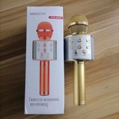 KARAOKE MİKROFON WS-858 Kablosuz Bluetooth 2.0 - 3