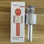 KARAOKE MİKROFON WS-858 Kablosuz Bluetooth 2.0 - 5