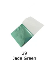 Varak Kaplama Yaprak Metalik Folyo 9x9cm 10lu 29 Jade Green R5799F-29 - 1