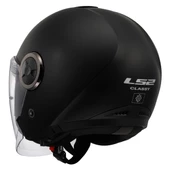 LS2 CLASSY MAT SİYAH KASK (GÜNEŞ VİZÖRLÜ) - 3