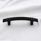 Alparslan 96 Mm (SERT PLASTİK) Siyah Çekmece Mobilya Mutfak Dolap Kulbu Kulpu Kulpları 5 Adet thumbnail 4