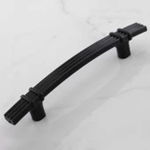 Alparslan 96 Mm (SERT PLASTİK) Siyah Çekmece Mobilya Mutfak Dolap Kulbu Kulpu Kulpları 5 Adet thumbnail 5