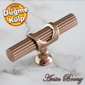 Arsin Bronz Metal Düğme Tek Vidalı Çekmece Mutfak Mobilya Dolabı Dolap Kulpu Kulbu Kulpları - 1