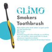 Glimo Smokers Beyazlatıcı Diş Fırçası Medium Beyaz thumbnail 2