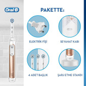 Oral-B Genius X 20000N Yapay Zeka Destekli Rose Gold Şarj Edebilir Diş Fırçası - 3