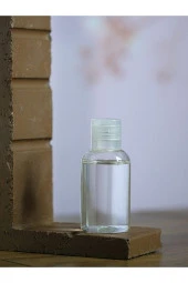 12 Adet 50 Ml Boş Flip Top Kapaklı Kolonya - Dezenfektan Şişesi - 50 ml thumbnail 1