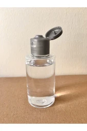 50 Adet 50 ml Gri Fliptop Kapak Om61 Dezenfektan - Kolonya - Parfüm Boş Şişesi - 50 ml - 2