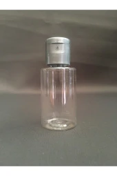 10 Adet 30 Ml Fliptop Kapaklı Om80 Gri Kapaklı Dezenfektan Kolonya Boş Plastik Şişesi - 30 ml - 1