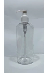 100 Adet 400 Ml Sıvı Sabunluk Beyaz Pompalı Boş Şişe - 2