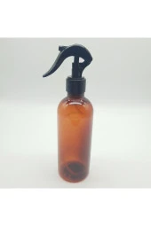 10 Adet 400 Cc Amber Pet Şişe Mermi Model Triger Sprey Kapak thumbnail 1