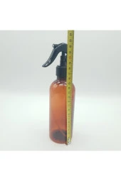 10 Adet 400 Cc Amber Pet Şişe Mermi Model Triger Sprey Kapak thumbnail 4
