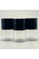 500 Adet Baskısız Dekoratif Boş Şişe Standart Otel Tipi 50 ML Damacana Şişe Şeffaf Hediyelik - 4