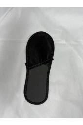 Siyah Otel/hastane Terliği 50 Adet Tek Kullanımlık thumbnail 1