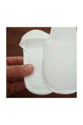 Elyaf Alt Süngerli Tek Kullanımlık Otel Terliği 100 Çift thumbnail 2