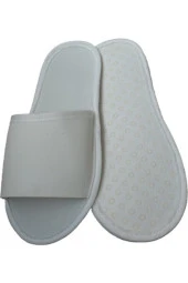 Çiçek Desenli Kaymaz Taban Otel Terliği 250 Çift Spa Wellness Tek Kullanımlık Terlik thumbnail 1