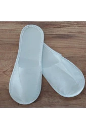 Biyeli Tela Terlik 100 Çift Lüks Otel Terliği Sauna Havuz Hamam Spa thumbnail 1