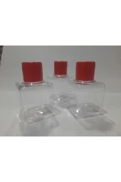 Kırmızı Kapaklı Mini Şampuan Şişesi .otel Tipi .kuaför Şişesi. Duş Jeli .35 Cc. Seyahat Boy .50 Adet thumbnail 2