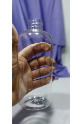 3 Adet 400 Ml Sabun,dezenfekten Siyah Pompalı Boş Pet Şişe - 2