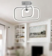 TT Aydınlatma TT321-BY-PLF  Nazar Modeli Mat Beyaz Plofonyer 3 Renk Modüllü Ledli Avize thumbnail 3