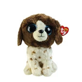 TY Beanie Boos Kahverengi Benekli Peluş Köpek Muddles 15 cm - 1