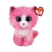 Ty Beanie Boos Peluş Pembe Kırpık Kedi Reagan 15 cm - 1