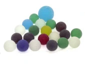 Renkli Buzlu Cam Misket - 2