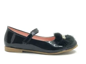 İremsu Tüylü Taşlı Cırtlı Kız Çocuk Babet Ayakkabı thumbnail 2