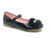 İremsu Tüylü Taşlı Cırtlı Kız Çocuk Babet Ayakkabı thumbnail 1