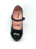 İremsu Tüylü Taşlı Cırtlı Kız Çocuk Babet Ayakkabı thumbnail 4