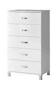 Buket Yüksek 5 Çekmeceli Şifonyer 73x45x125 Demonte - 1