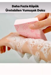 3B Trend Çok Amaçlı Daha Fazla Köpük Üretebilen Sihirli Yumuşak Sünger Peeling Banyo Süngeri - 3