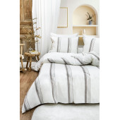 Çift Kişilik 200 x 220 cm Ranforce Nevresim Takımı - Brendon Acı Kahve - 1