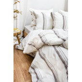 Çift Kişilik 200 x 220 cm Ranforce Nevresim Takımı - Brendon Acı Kahve - 2