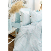 Çift Kişilik 200 x 220 cm Ranforce Nevresim Takımı - Brendon Mint - 2