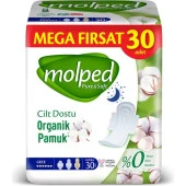 Molped Pure&Soft Hijyenik Ped Mega Gece 30'lu thumbnail 2