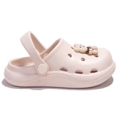 Dagoster DJA75-CRS01 Bej Ortopedik Günlük Erkek Çocuk Cross Spor Terlik thumbnail 2