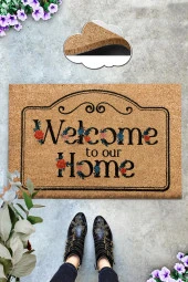 Bartshana Kahve Coco 40x60 cm Kapı Önü Paspası - 1