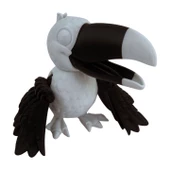 3D Hareketli Tukan Kuşu Figürlü Oyuncak - Siyah/Beyaz thumbnail 4