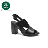 VENÜS 24381500Y TOPUKLU DERİ KADIN SANDALET - 2