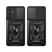Samsung Galaxy A35 Tank Kılıf Magnetik Standlı Kamera Korumalı Sürgülü Vega Kapak thumbnail 9
