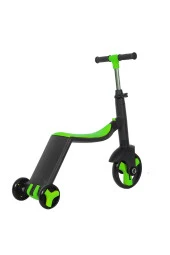 Boony 3 Tekerlekli 3in1 Yeşil Scooter thumbnail 2